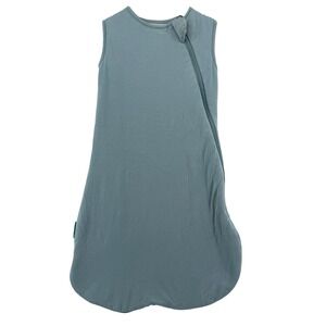 PurComfy Supersoft Sleep Sack 1.0 TOG Light Blue 3-6 Months Bamboo 2-Way Zipper